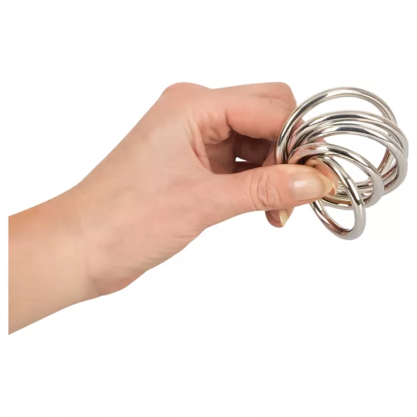 Bad Kitty - anel peniano metálico - kit com 5 peças