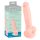 Medical - dildo realístico de silicone médico 18cm - cor natural
