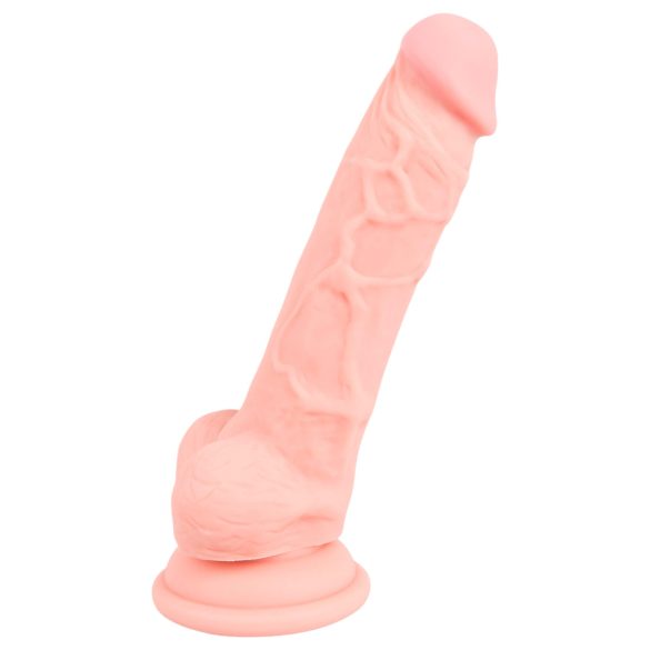 Medical - dildo realístico de silicone médico 18cm - cor natural