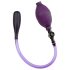 Bad Kitty - plug anal inflável - látex - roxo