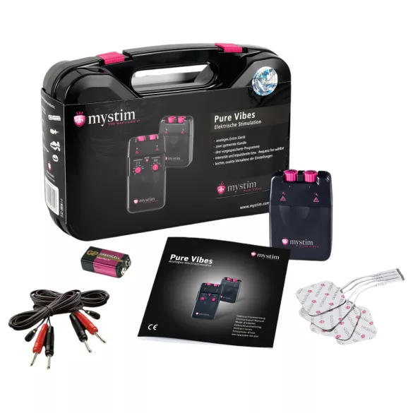 mystim - estimulador eletro estimulação analógica - kit completo