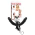 Pipedream - Vibrador duplo com arnês (preto) - Fetish