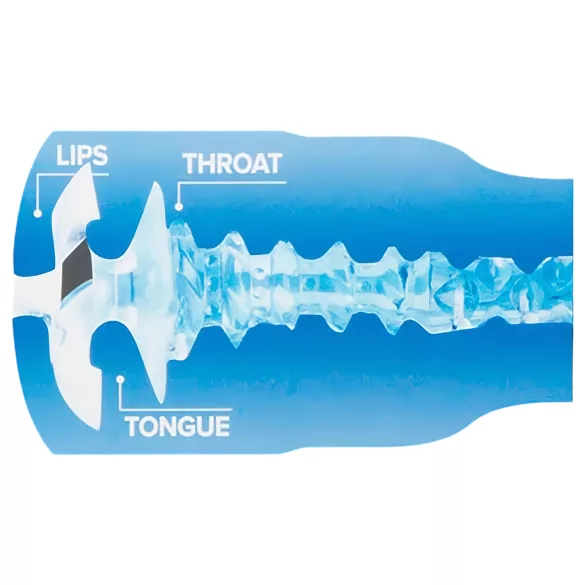 Fleshlight Turbo Thrust - masturbador sucção masculino - azul
