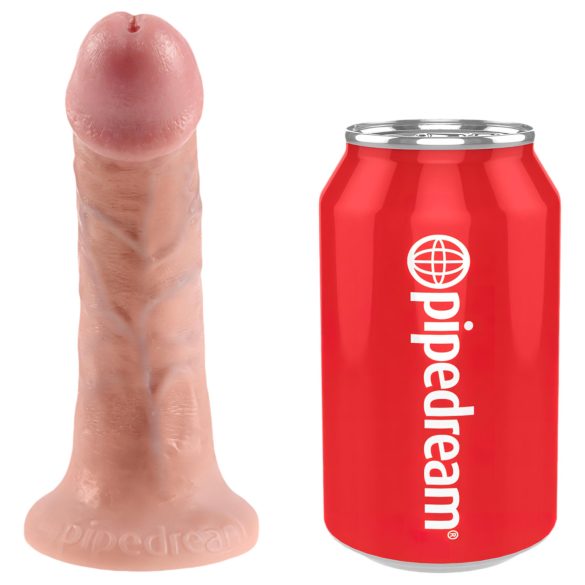 King Cock - cintaralho com dildo - realístico 6" - cor pele