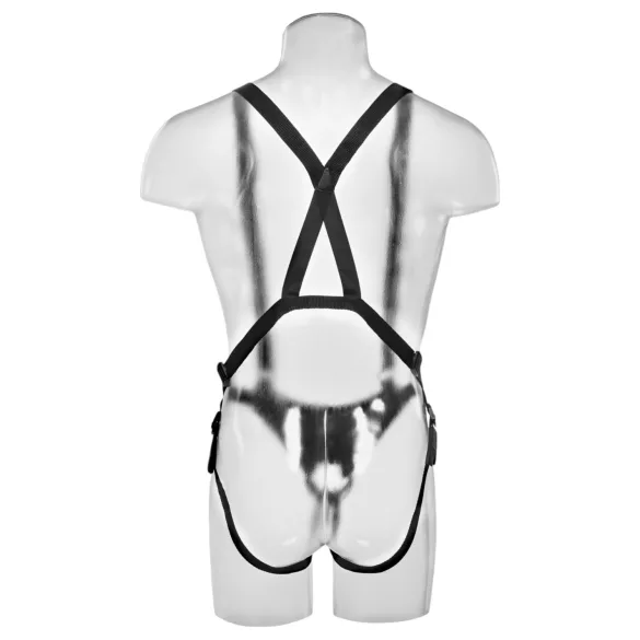 King Cock - strap-on com dildo oco 28cm - com arnês