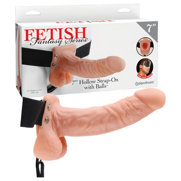 Fetish Strap-on 7 - cintaralho com dildo realístico - cor natural