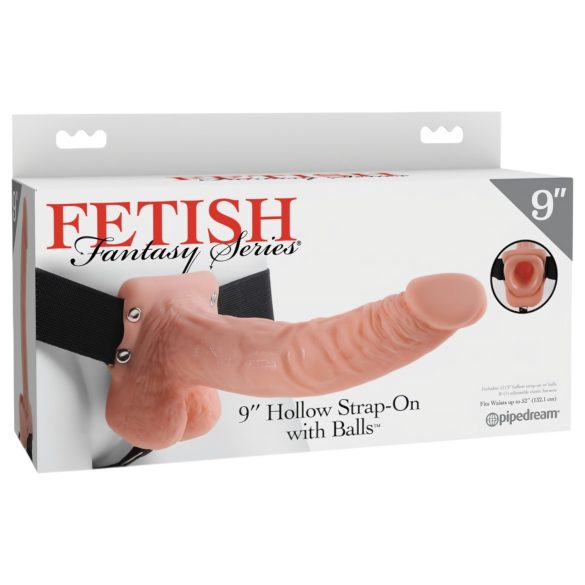 Fetish Strap-on 9 - cintaralho com dildo realístico - cor natural