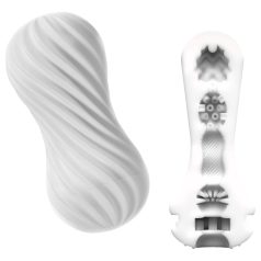   TENGA Flex - masturbador masculino - textura flexível - branco