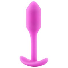 b-vibe - plug anal com peso interno 55g - silicone pink