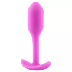 b-Vibe Snug Plug 1 - plug anal com peso interno (55 g, rosa)