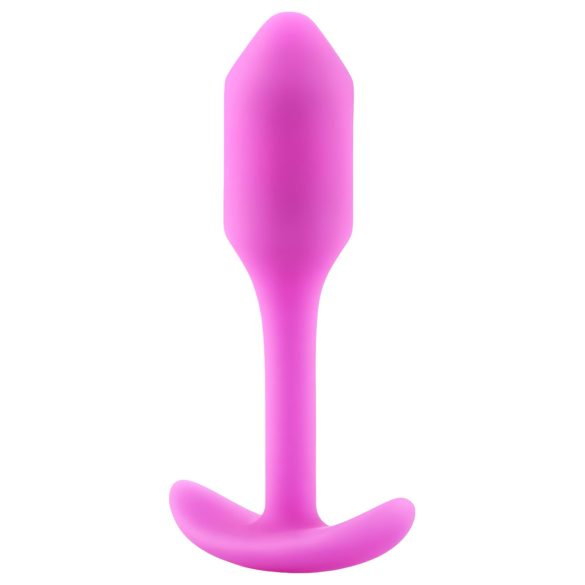 b-vibe - plug anal com peso interno 55g - silicone pink