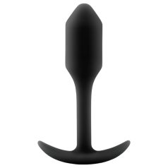   b-vibe Snug Plug 1 - plug anal com peso interno (55g) - preto