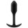 b-vibe Snug Plug 1 - plug anal com peso interno (55g) - preto