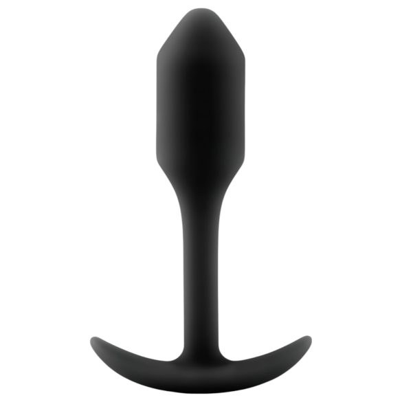 b-vibe Snug Plug 1 - plug anal com peso interno (55g) - preto