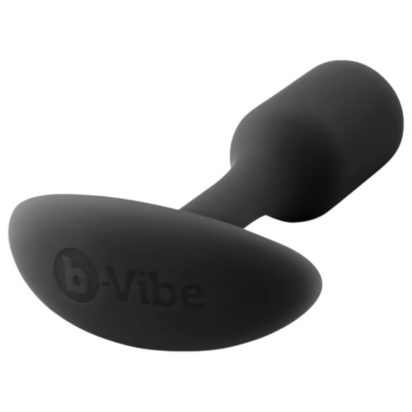 b-vibe Snug Plug 1 - plug anal com peso interno (55g) - preto