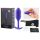 b-vibe - plug anal dupla bola - 114g - roxo