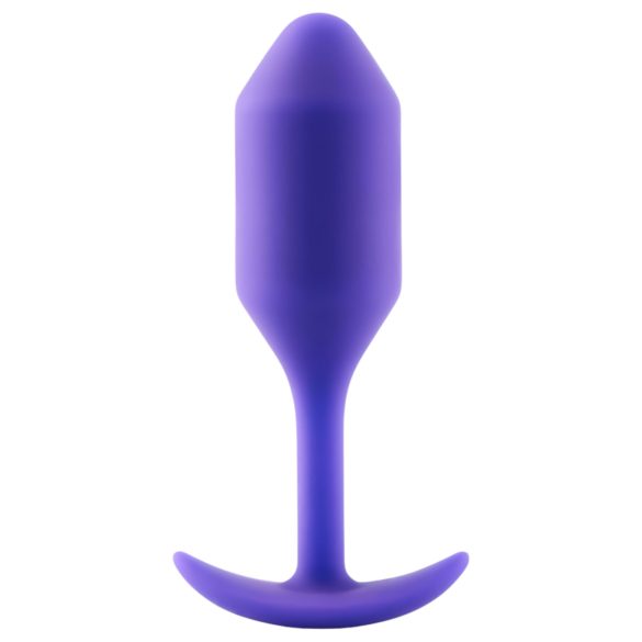 b-vibe - plug anal dupla bola - 114g - roxo