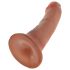 King Cock - dildo realístico 15 cm - marrom