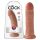 King Cock - dildo realístico 20cm - cor pele escura
