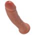 King Cock - dildo realístico 20cm - cor pele escura