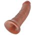 King Cock - dildo realístico 20cm - cor pele escura