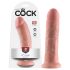 King Cock - Dildo realístico 20 cm - cor natural