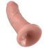 King Cock - Dildo realístico 20 cm - cor natural