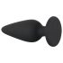 Black Velvets - plug anal pesado 40g - silicone preto
