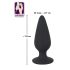 Black Velvets - plug anal pesado 40g - silicone preto