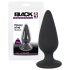 Black Velvets - plug anal com peso 75g - silicone preto