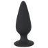 Black Velvets - plug anal com peso 75g - silicone preto