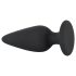 Black Velvets - plug anal com peso 75g - silicone preto