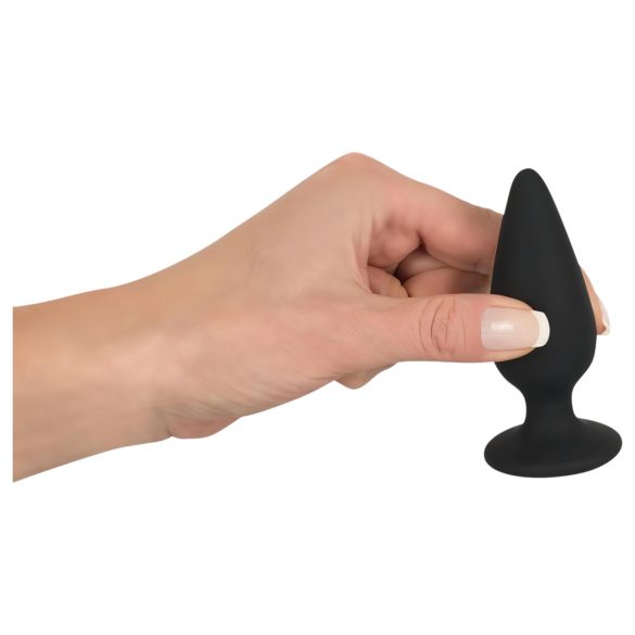 Black Velvets - plug anal com peso 75g - silicone preto