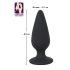 Black Velvets - plug anal com peso 75g - silicone preto