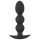 Black Velvets - plug anal bolas 145g - silicone preto