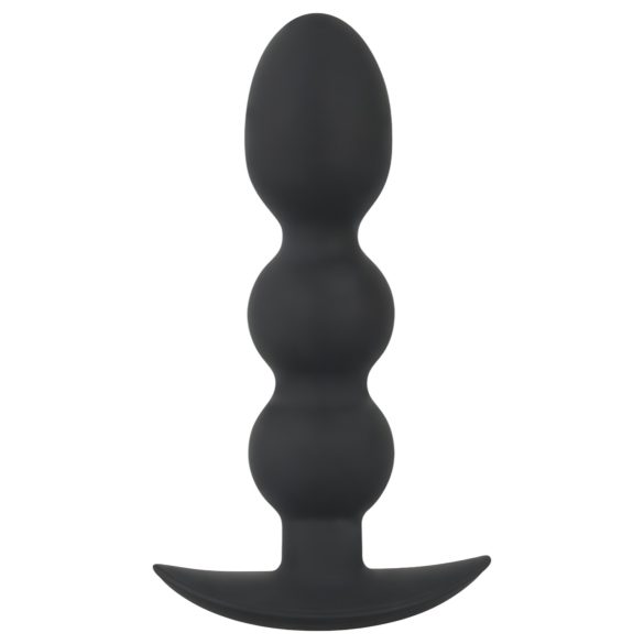 Black Velvets - plug anal bolas 145g - silicone preto