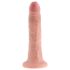 King Cock - dildo realístico 18 cm - cor natural