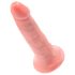 King Cock - dildo realístico 13 cm - cor pele