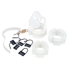 You2Toys - gaiola peniana de silicone - branca