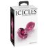 Icicles No. 79 - plug anal de vidro cônico - rosa