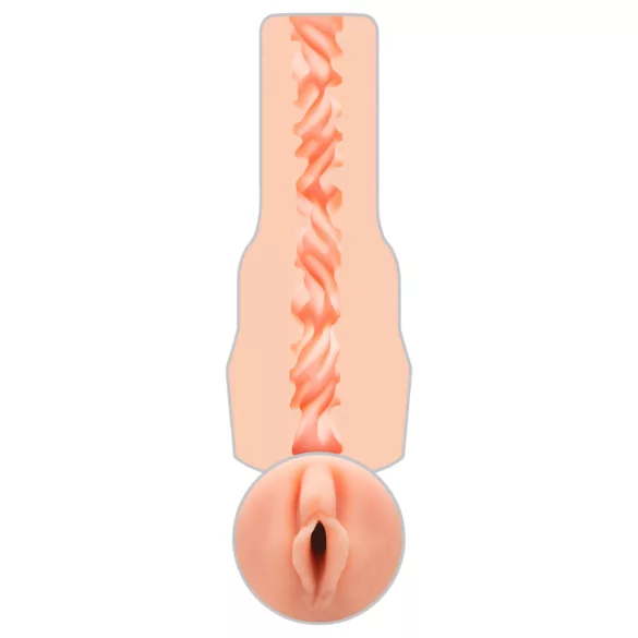 Fleshlight - masturbador masculino vagina Adriana Chechik Empress - cor pele