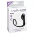 analfantasy - plug anal com anel peniano - silicone preto