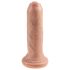 King Cock - dildo realístico 15 cm - cor natural