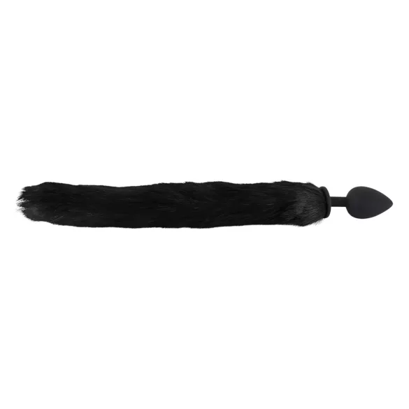 Bad Kitty - plug anal com cauda de gato - silicone preto