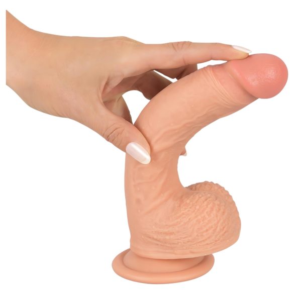 realistixxx - dildo realístico com ventosa - 22cm - cor natural