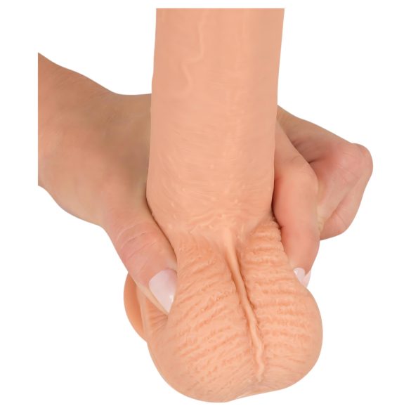 realistixxx - dildo realístico com ventosa - 22cm - cor natural