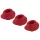 Conjunto de Sucção Womanizer Premium S - vermelho (3pçs)