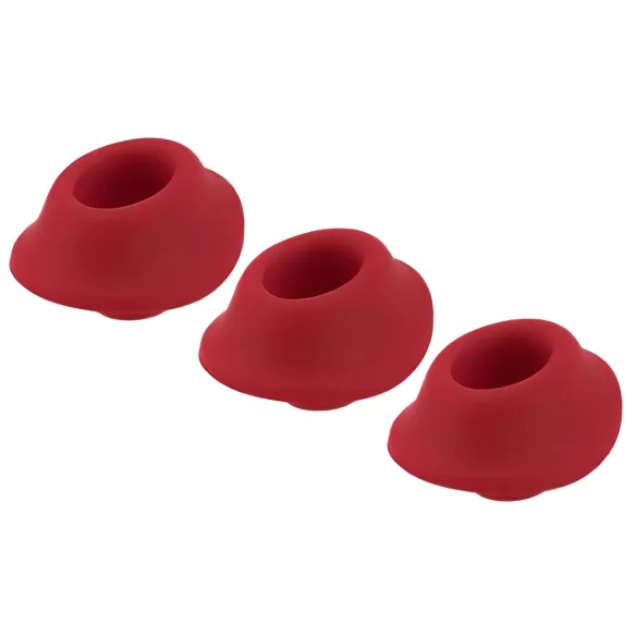 Conjunto de Sucção Womanizer Premium S - vermelho (3pçs)