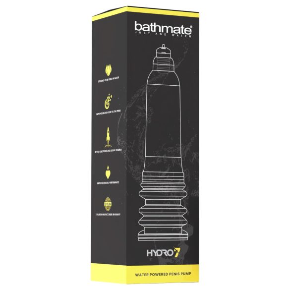 Bathmate Hydro7 - bomba peniana hidráulica - transparente