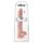 King Cock - dildo realístico com escroto - 35cm - cor natural